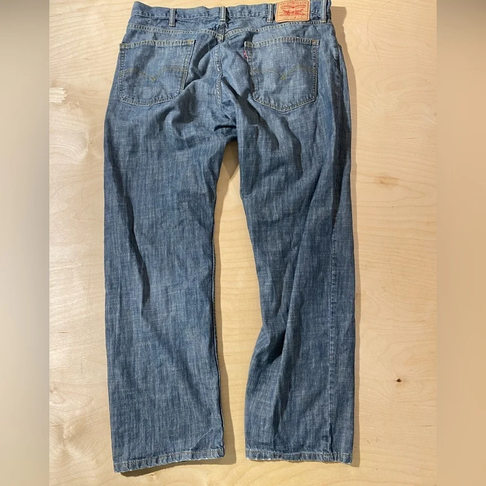 Levi's Relaxed Fit Straight Denim 559 Jeans - Classic Blue 40 x 32 (D)